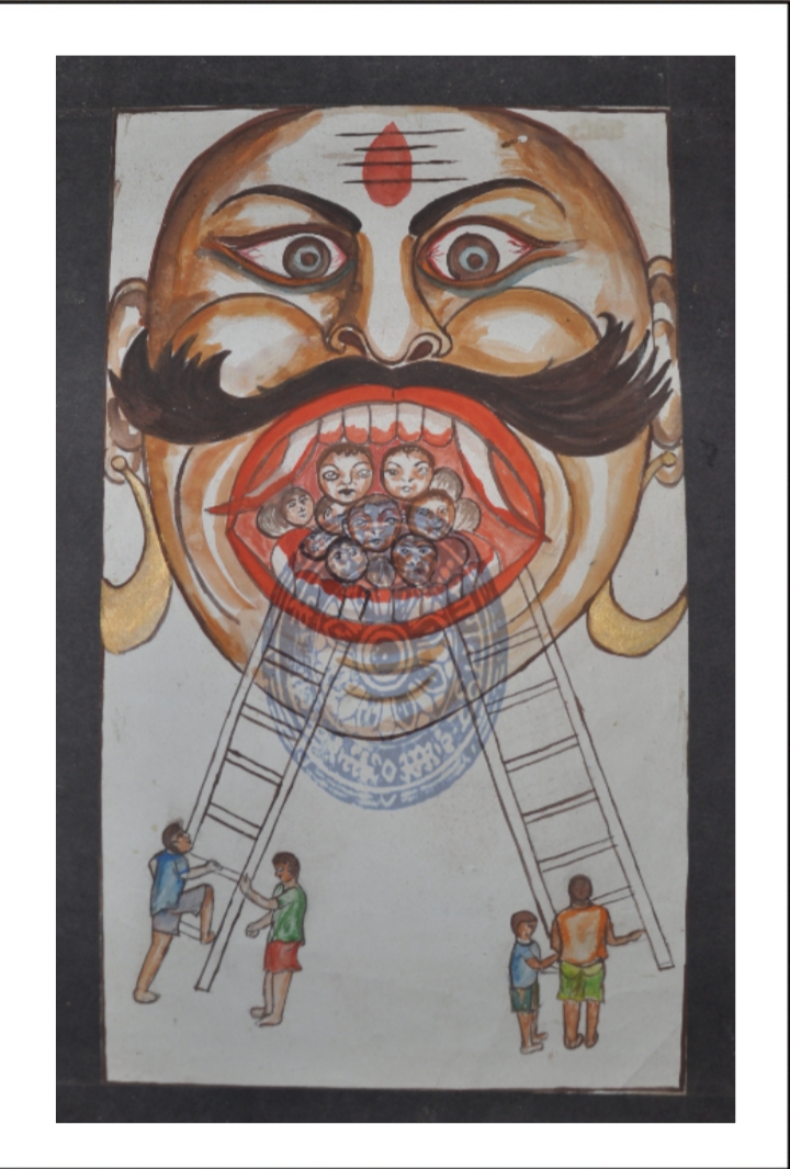 The Mouth of Despair: Children Approaching Danger