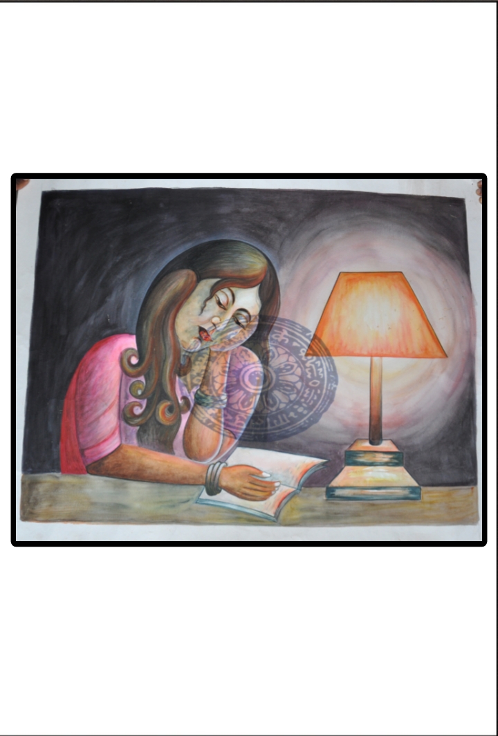 “Lost in Dreams Beside the Lamp”