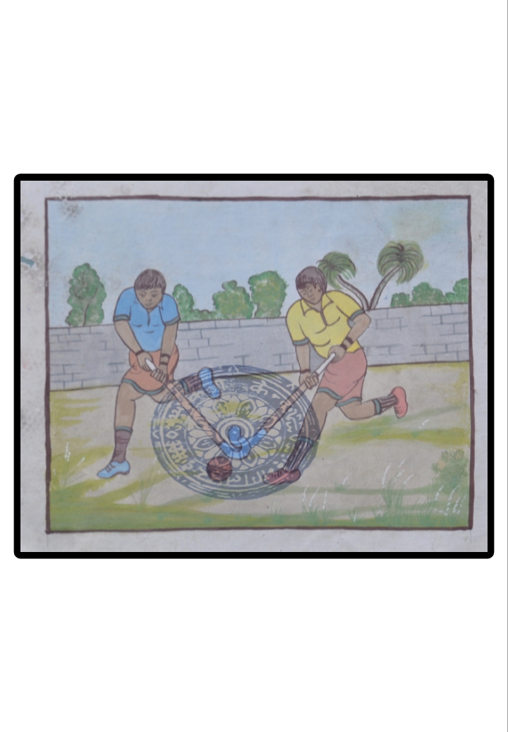 “Boys Playing Traditional Game”