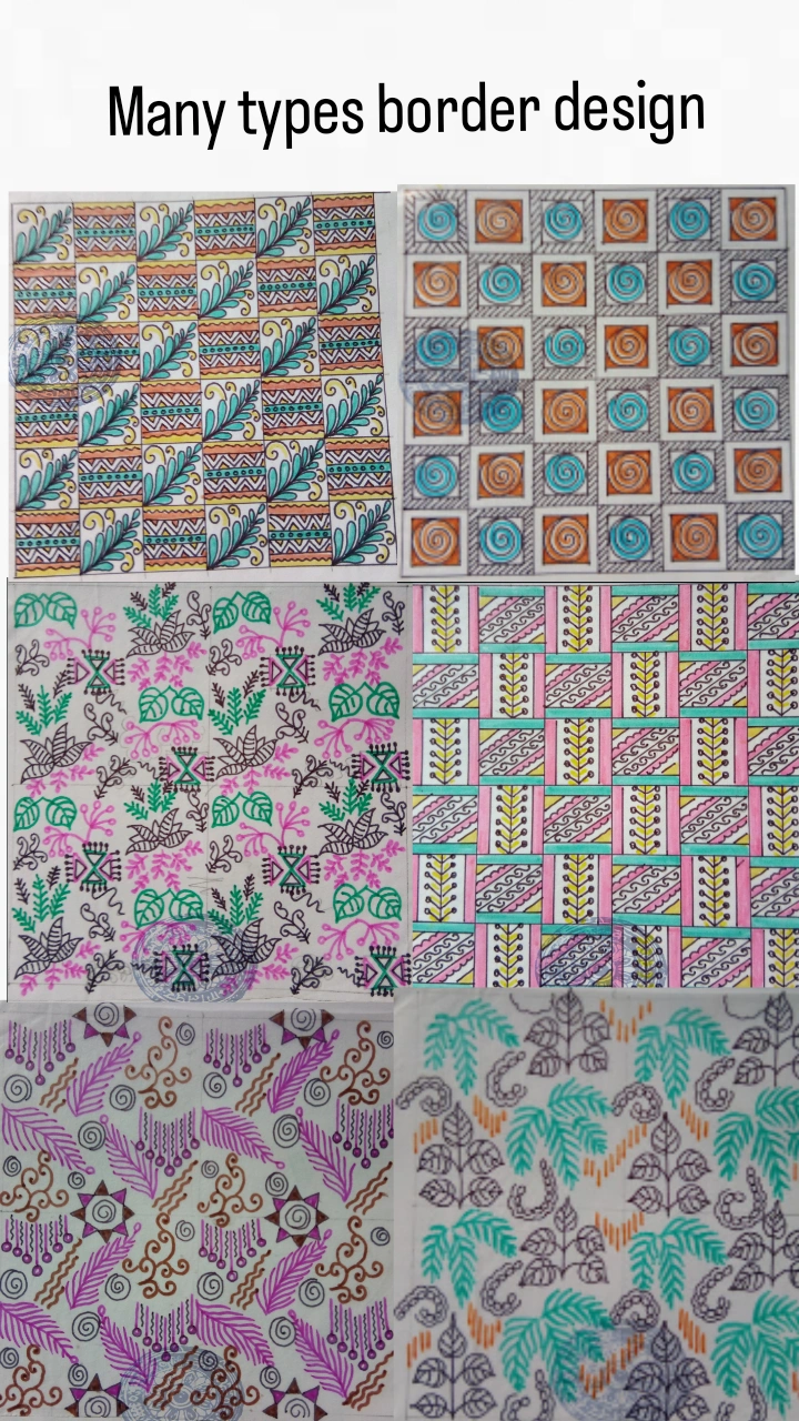 “Many types border design”