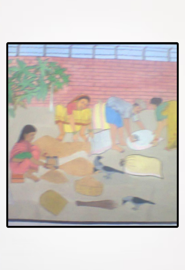 Women at Work in the Courtyard