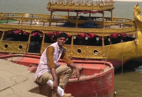 In Varanasi visit